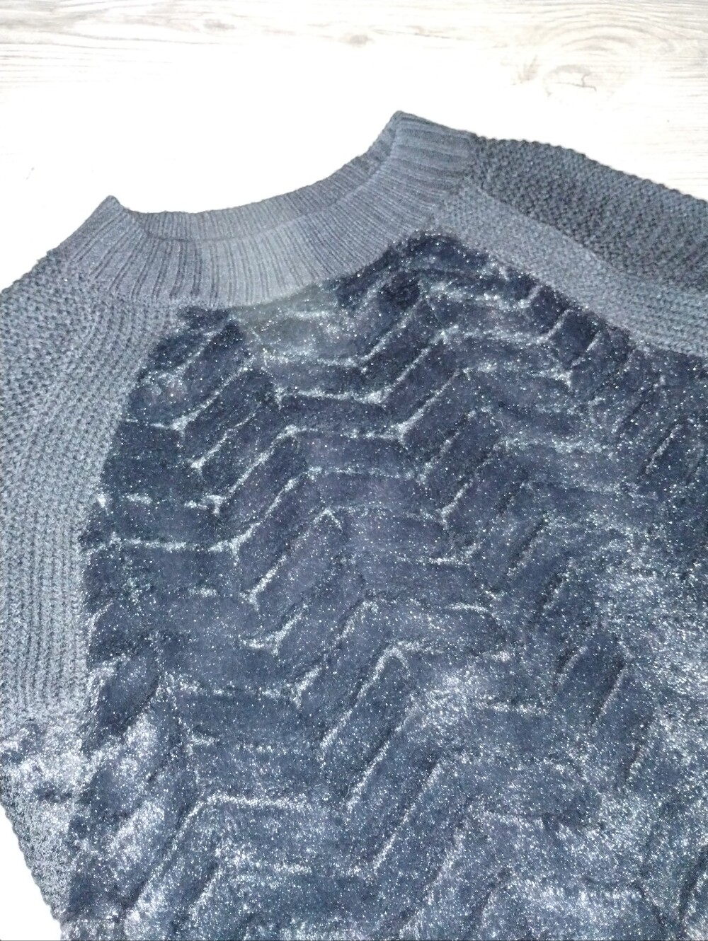 Vero Moda Black Crewneck Knit Sweater